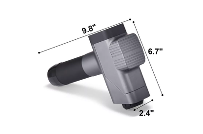 High-Torque Percussion Massage Gun with Versatile Attachments and Extended Battery Life