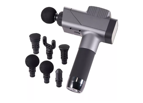 High-Torque Percussion Massage Gun with Versatile Attachments and Extended Battery Life