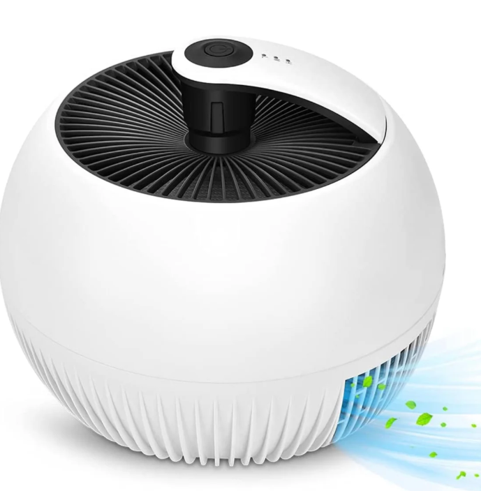 Spherical HEPA Air Purifier with Multi-Speed Fan and Ultra-Quiet Operation