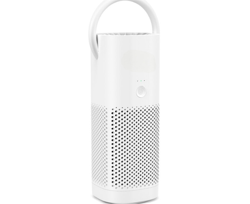 Cordless Personal Air Purifier with Rechargeable Battery and Multi-Position Stand