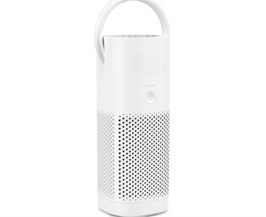 Cordless Personal Air Purifier with Rechargeable Battery and Multi-Position Stand