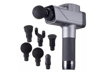 High-Torque Percussion Massage Gun with Versatile Attachments and Extended Battery Life