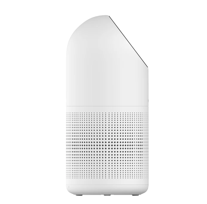 Angled Cylinder Air Purifier with 4-Stage Filtration and Smart Touch Panel