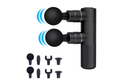 Dual-Head Deep Tissue Percussion Massager with Interchangeable Attachments