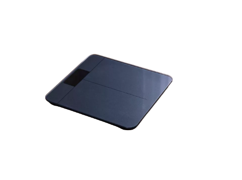 Minimalist Digital Body Weight Scale with Large LED Display and Wide Platform
