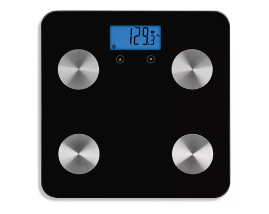 Smart Body Composition Scale with Heart Rate Monitoring and Bluetooth Sync