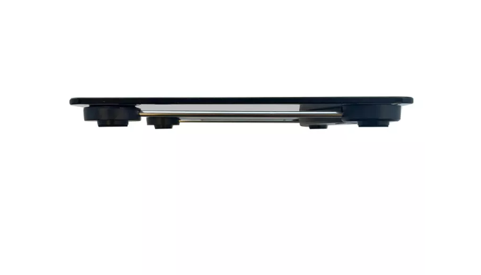 Modern Tinted Glass Digital Scale with Hidden LED Display and 400 lb Capacity